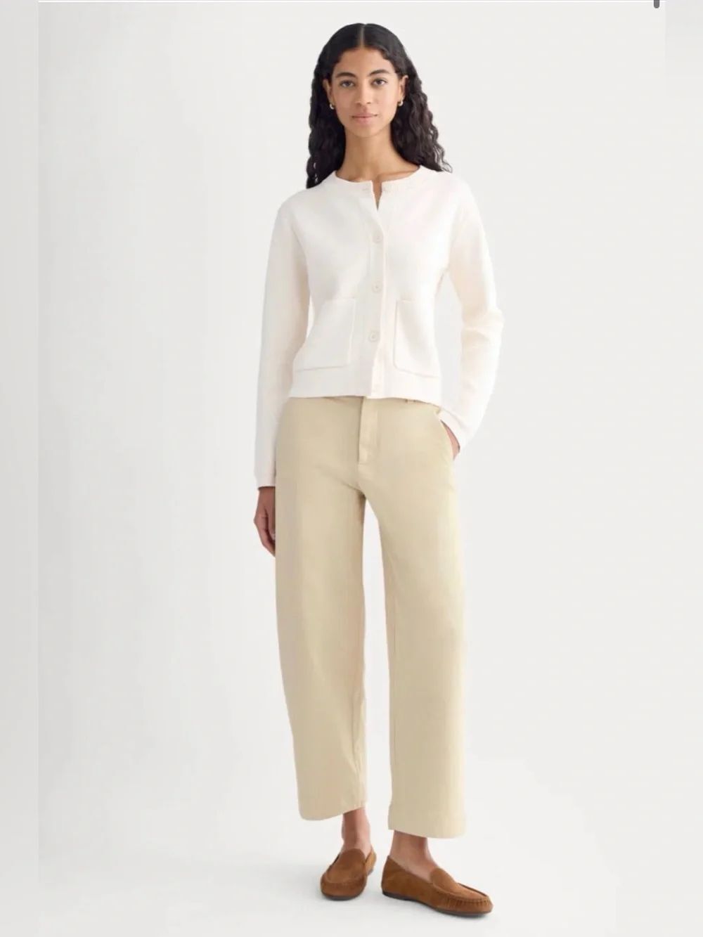 New Everlane COTTON TWILL CHINO Peyote Size 10